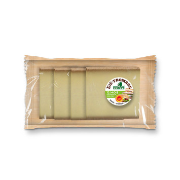 Festi-Fromage de Comté 12 mois 120g pour burger et sandwich - 4 tranches de 30g